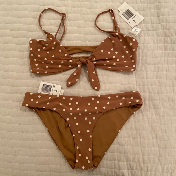 NWT L*Space Sandy Dot Bikini - Picture 5 of 6